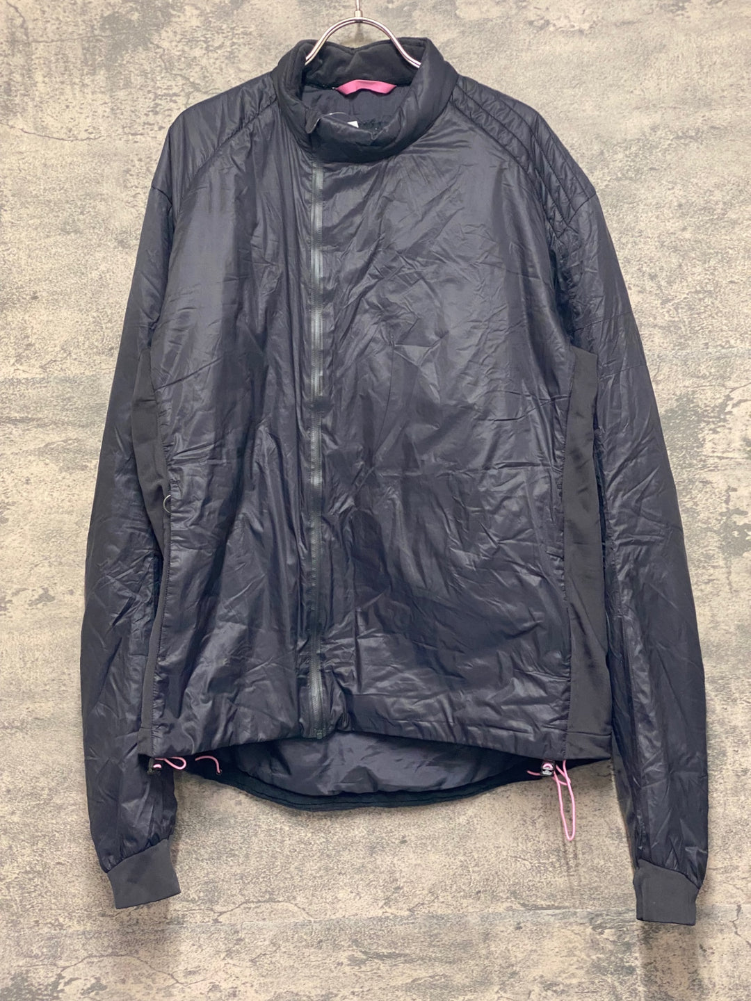 JO256 ラファ Rapha 長袖 サイクルジャケット 黒 XL ダウン 中綿 ※ジッパー破損