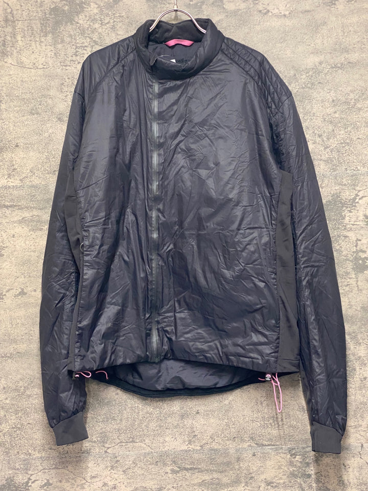 JO256 ラファ Rapha 長袖 サイクルジャケット 黒 XL ダウン 中綿 ※ジッパー破損