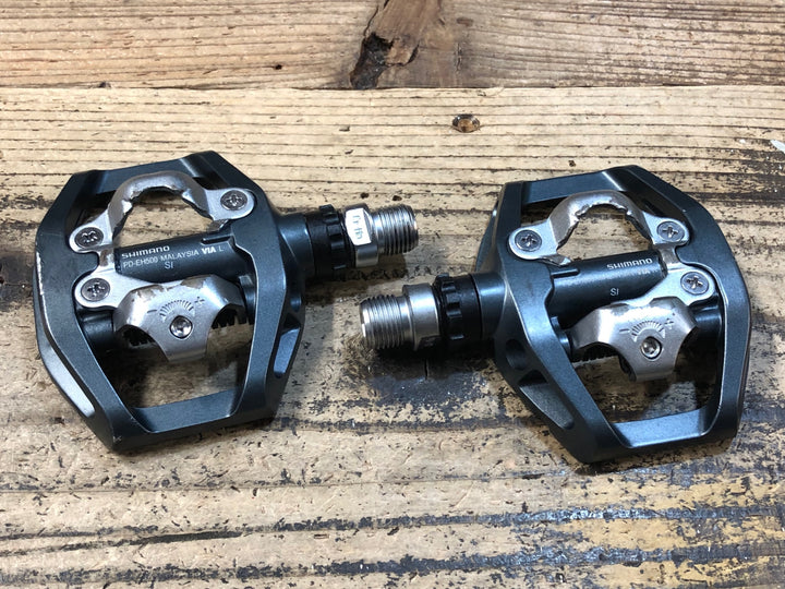 JO686 シマノ SHIMANO PD-EH500 ビンディングペダル SPD 片面フラット
