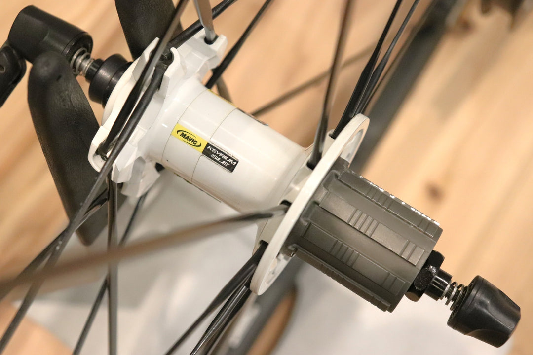 マヴィック MAVIC キシリウム KSYRIUM SLE アルミ クリンチャー ホイールセット シマノ11/12S 15C 【仙台店】