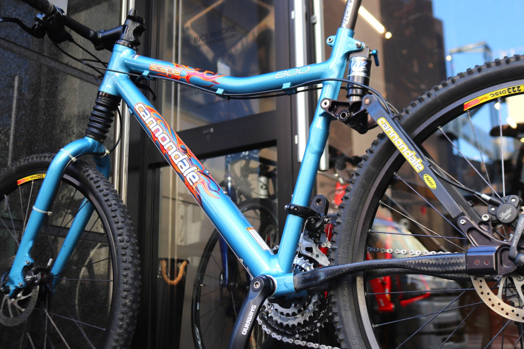 キャノンデール CANNONDALE スカルペル SCALPEL 800 2003モデル シマノ デオーレXT 3×9 アルミ フルサスペンション MTB 【東京南麻布店】