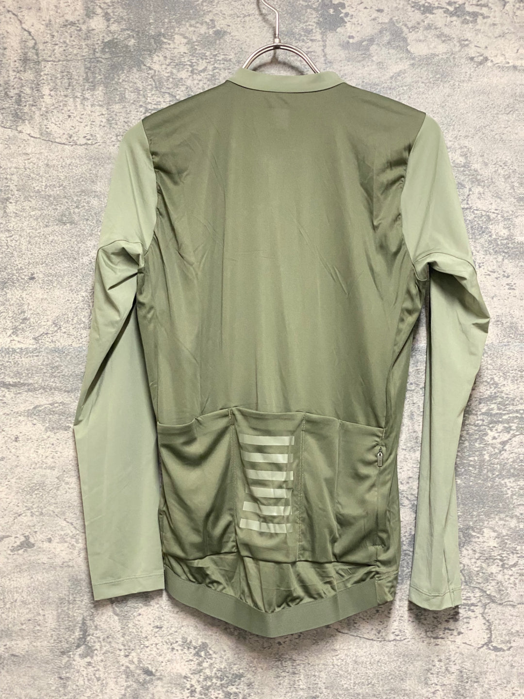 KM146 ラファ Rapha PRO TEAM LONG SLEEVE LIGHTWEIGHT JERSEY 長袖 サイクルジャージ カーキ M