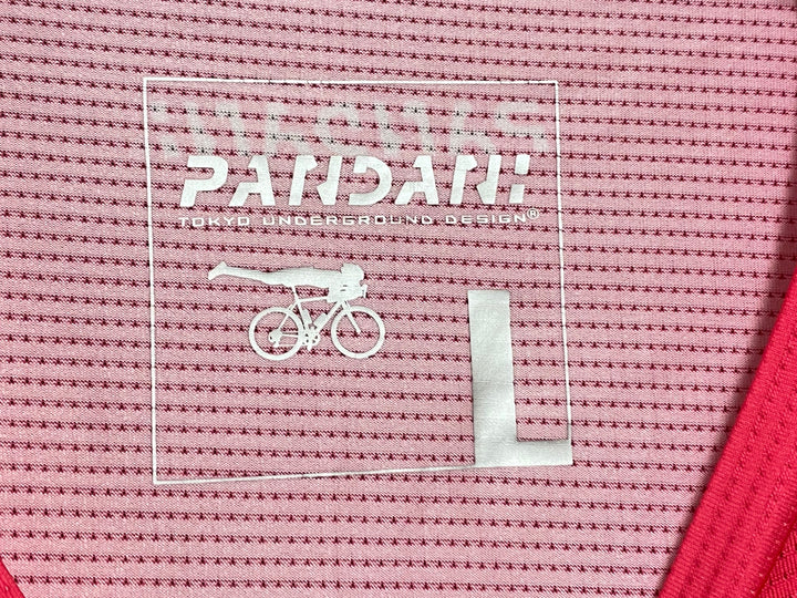 KD090 パンダーニ Pandani 半袖 サイクルジャージ ピンク L