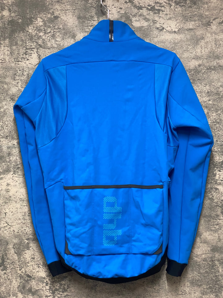 KA851 dhb AERON 長袖 サイクルジャケット 青 S 裏起毛