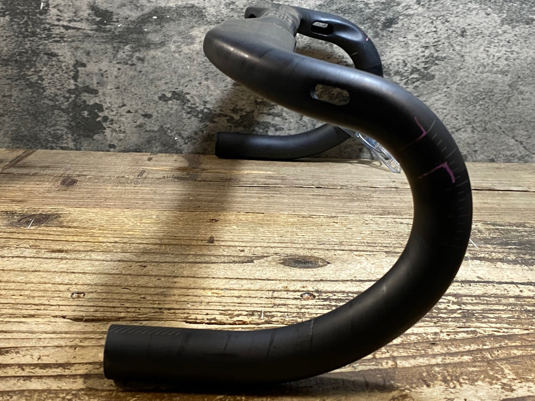 KK827 ボントレガー BONTRAGER XXX VR-CF カーボンドロップハンドル ブラケットC-C 420mm Φ31.8 ※ステム固定凹みのためジャンク