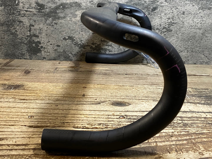KK827 ボントレガー BONTRAGER XXX VR-CF カーボンドロップハンドル ブラケットC-C 420mm Φ31.8 ※ステム固定凹みのためジャンク