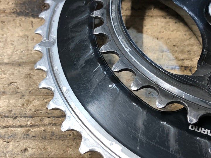 KN514 シマノ SHIMANO デュラエース DURA-ACE FC-9000 172.5mm 52/36T ※FC点検済み