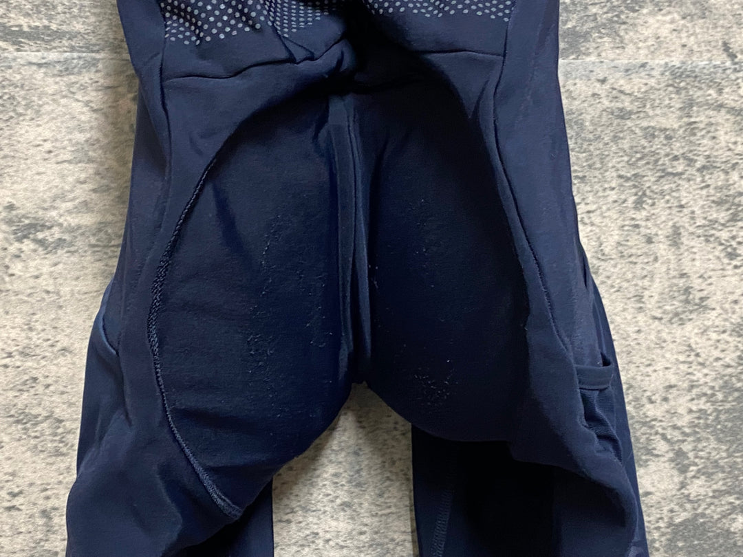 JO792 ラファ Rapha CARGO WINTER TIGHTS WITH PAD ビブタイツ 紺 XS 裏起毛