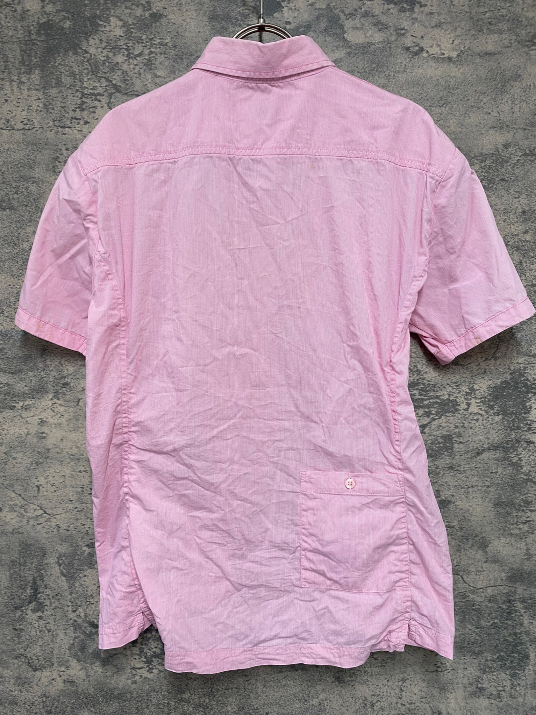 KD502 ラファ Rapha SHIRT SHORTS SLEEVE 半袖 シャツ ピンク L ※シミ