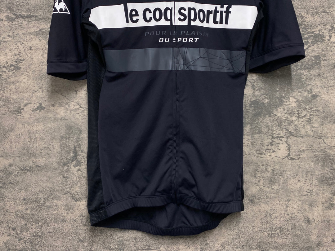 JW556 ルコックスポルティフ le coq sportif 半袖 サイクルジャージ 黒 O