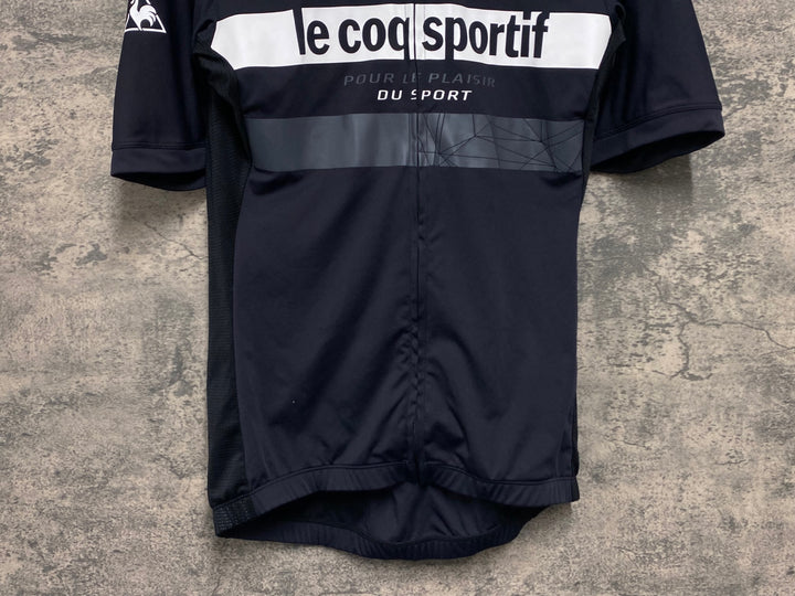 JW556 ルコックスポルティフ le coq sportif 半袖 サイクルジャージ 黒 O