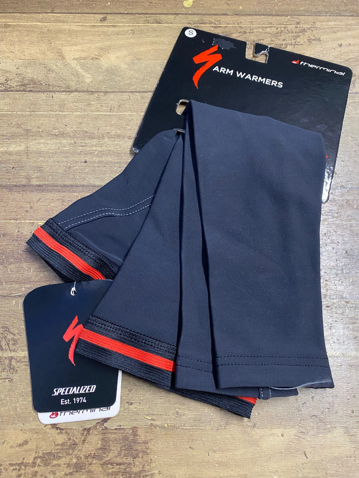 JV576 スペシャライズド SPECIALIZED ARM WARMERS 黒 S 裏起毛