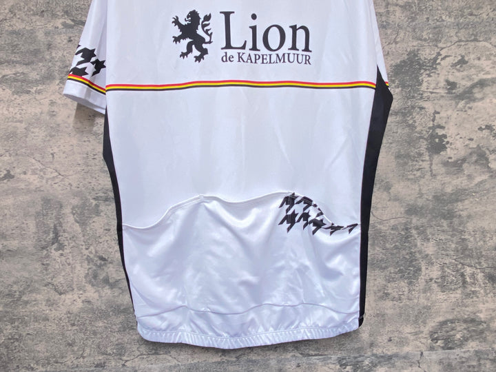 KA888 リオンドカペルミュール Lion de KAPELMUUR 半袖 サイクルジャージ WL 白