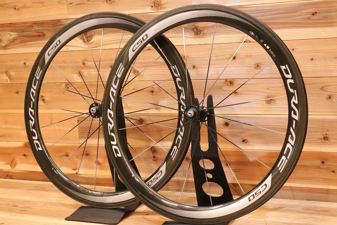 シマノ SHIMANO デュラエース DURA-ACE WH-9000-C50-TU シマノ 11S/12S カーボン チューブラー ロードバイク ホイールセット 【広島店】