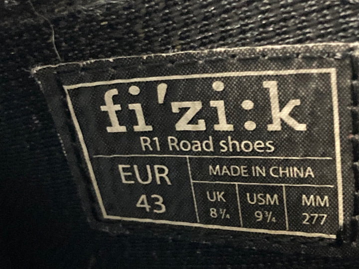 KE359 フィジーク fizik R1 ビンディングシューズ SPD-SL EU43 赤