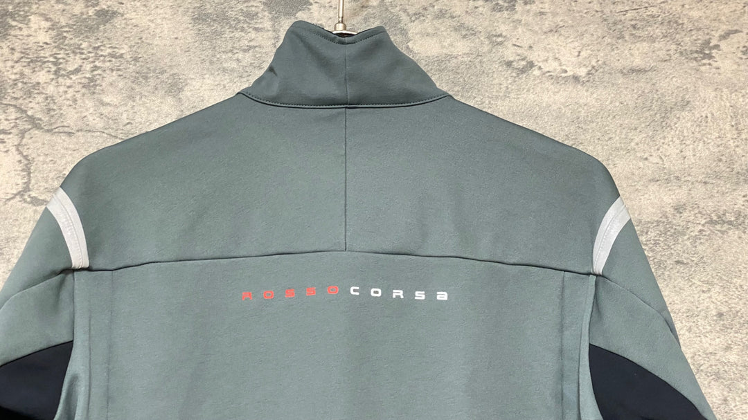 KD018 カステリ CASTELLI ロッソコルサ ROSSO CORSA PERFETTO 長袖 サイクルジャケット S GORE-TEX INFINIUM ※タバコ臭