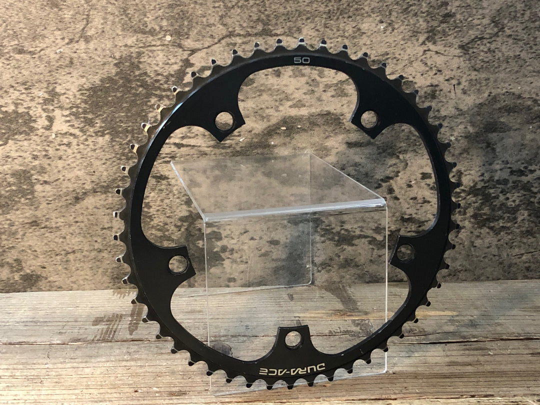 JY168 シマノ SHIMANO デュラエース DURA-ACE チェーンリング 厚歯 50T 黒
