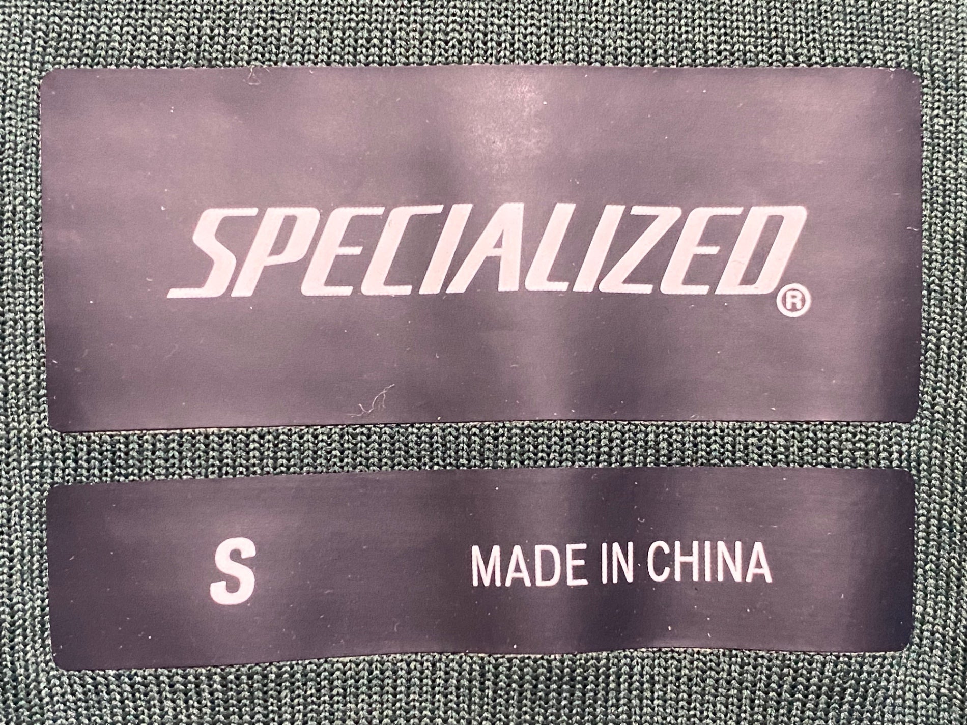 JS589 スペシャライズド SPECIALIZED 長袖 サイクルジャージ 緑 S 裏