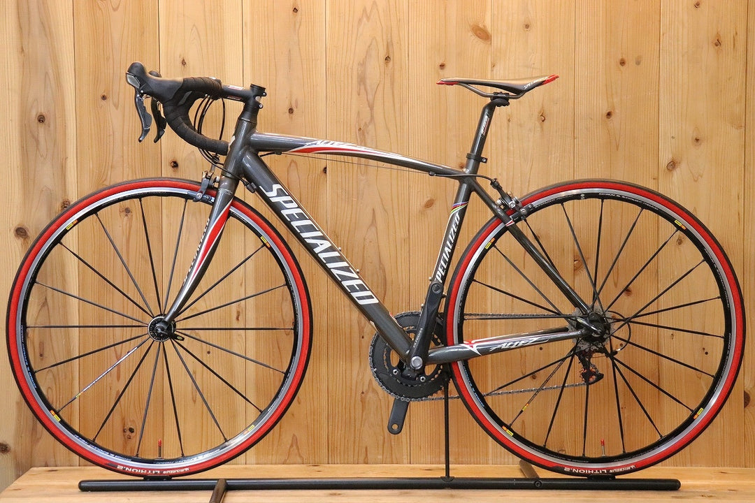 スペシャライズド SPECIALIZED アレー エリート コンパクト ALLEZ ELITE COMPACT 2009年モデル シマノ アルテグラ 6700 MIX 10S アルミ カーボンバック ロードバイク 【芦屋店】