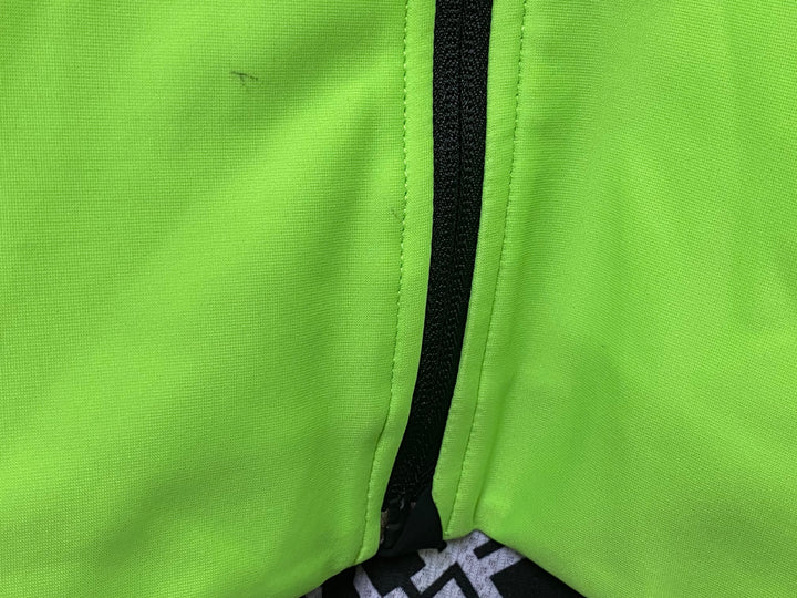 KG041 アソス assos MILLE GT ULTRAZ WINTER JACKET EVO 長袖 サイクルジャケット 緑 M 裏起毛 ※擦れ