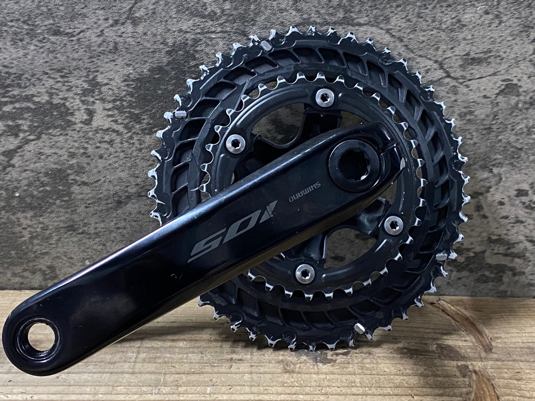 JU484 シマノ SHIMANO 105 FC-R7100 クランクセット 165mm 50/34T