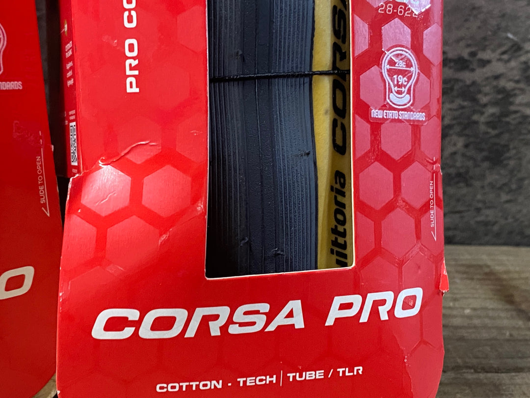 JW955 ヴィットリア Vittoria CORSA PRO タイヤ 700x28C TUBE/TLR 2本セット