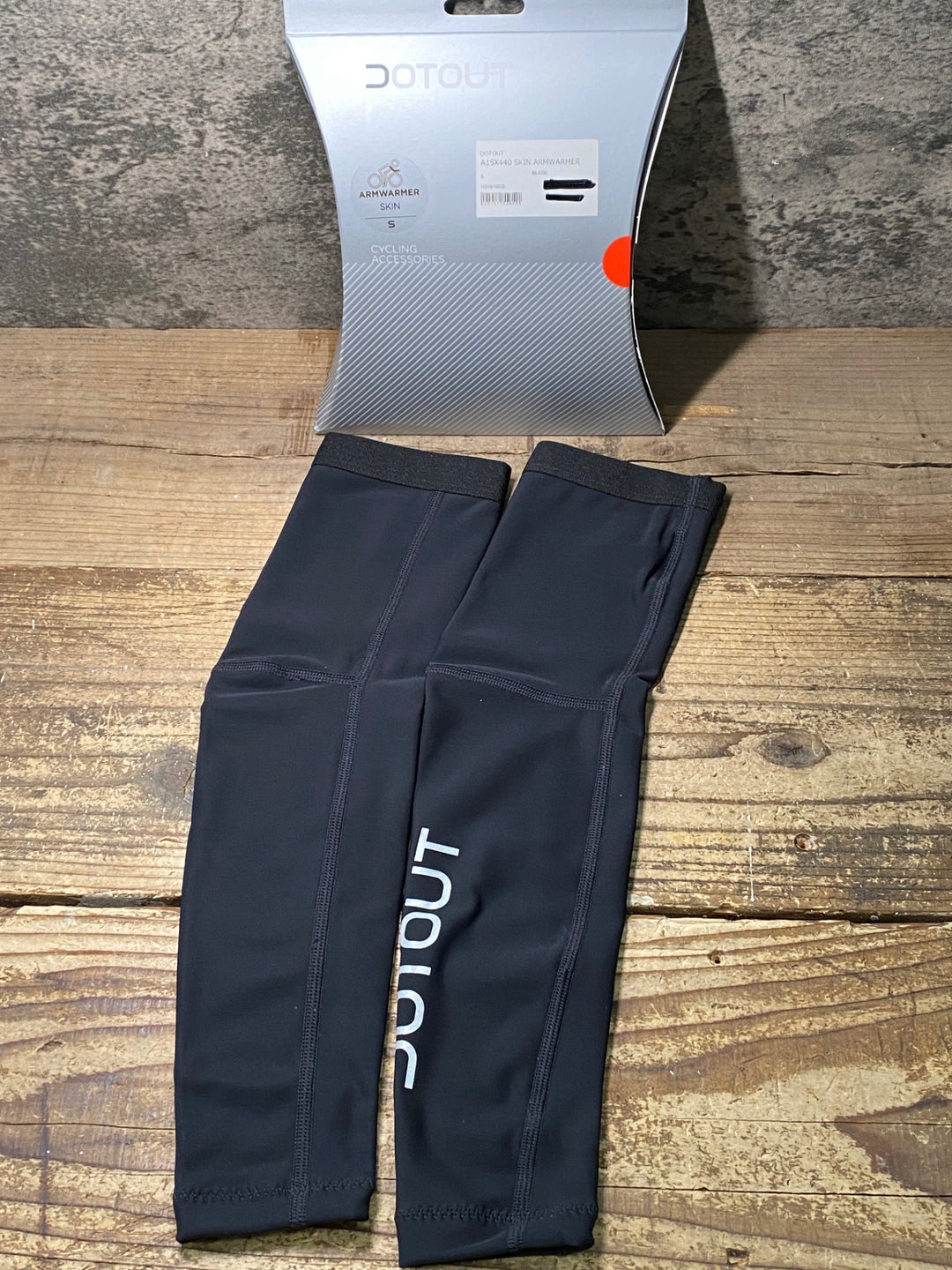 JK297 ドットアウト DOTOUT A15X440 SKIN ARMWARMER レディース アームカバー 黒 S