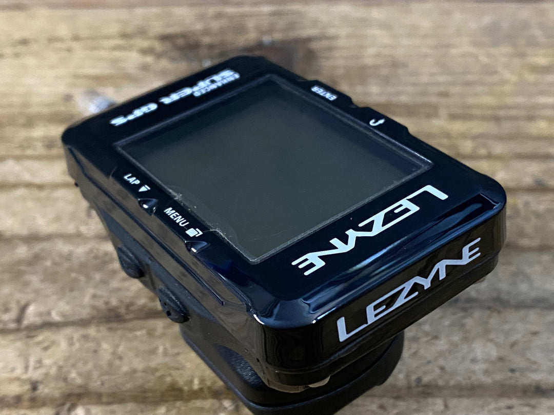KK719 レザイン LEZYNE SUPER GPS サイクルコンピューター 起動確認済み マウント付