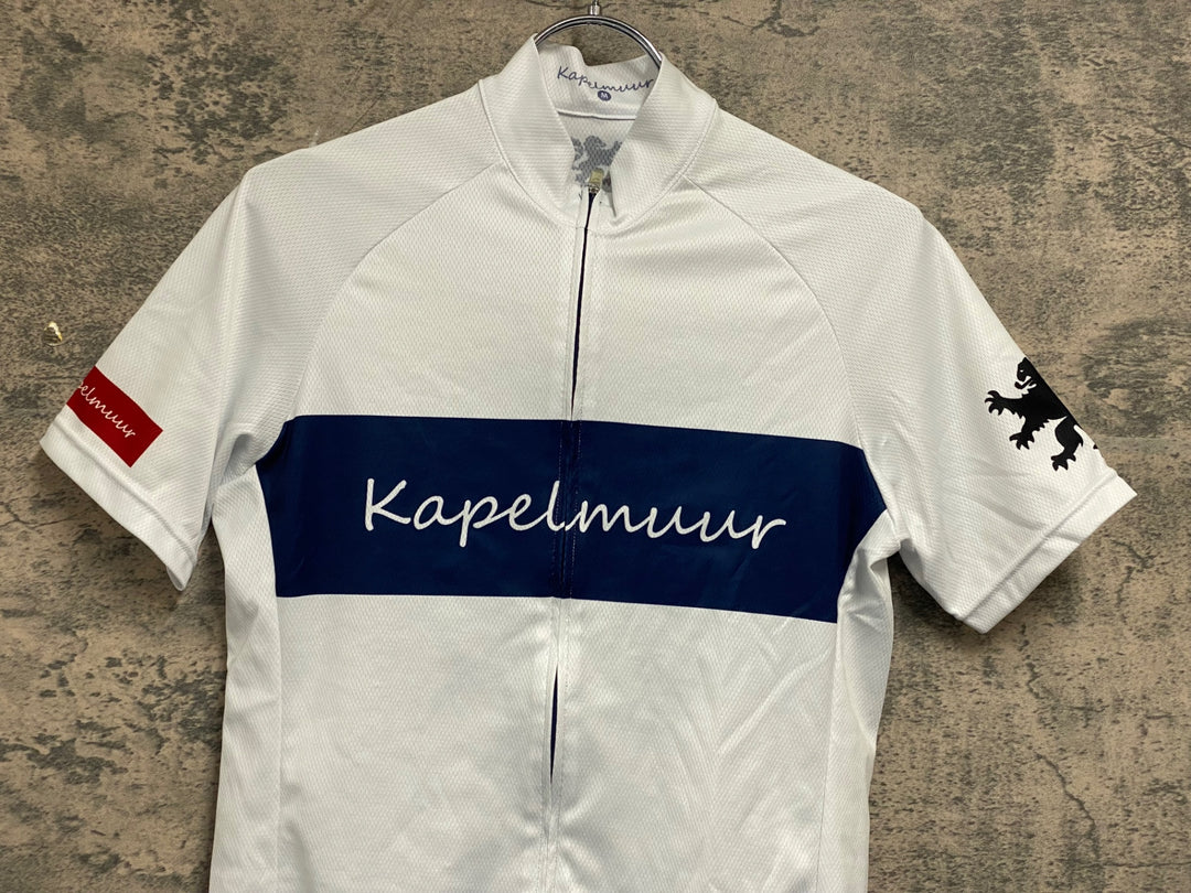 JU585 カペルミュール KAPELMUUR 半袖 サイクルジャージ 白 紺 レディース M