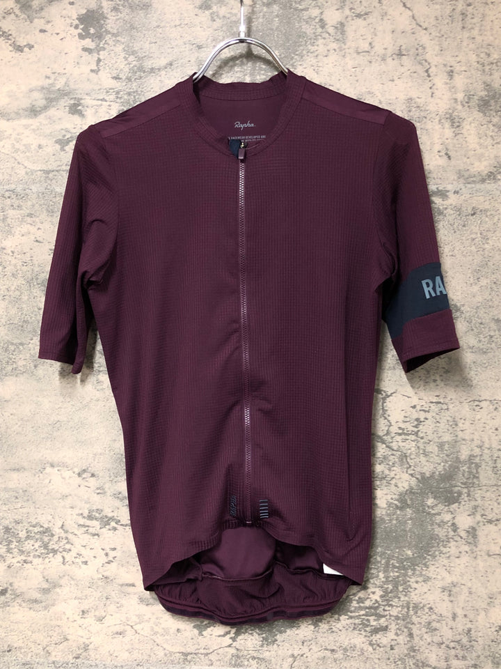 JO798 ラファ Rapha PRO TEAM FLY WEIGHT JERSEY 半袖 サイクルジャージ 赤 S