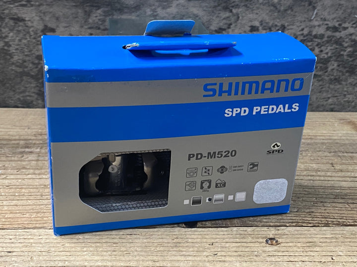KJ380 シマノ SHIMANO PD-M520 ビンディングペダル SPD