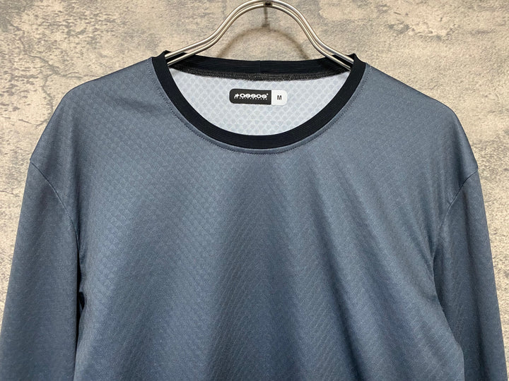 JM774 アソス ASSOS OFFROAD 長袖 トレイル ドライTシャツ グレー 黒 M