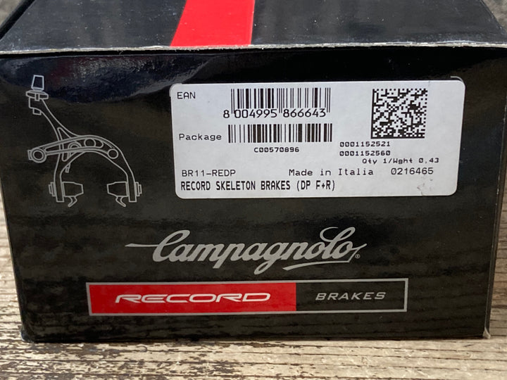 JR768 カンパニョーロ CAMPAGNOLO RECORD SKELETON BRAKES（DP F+R）BR11-REDP