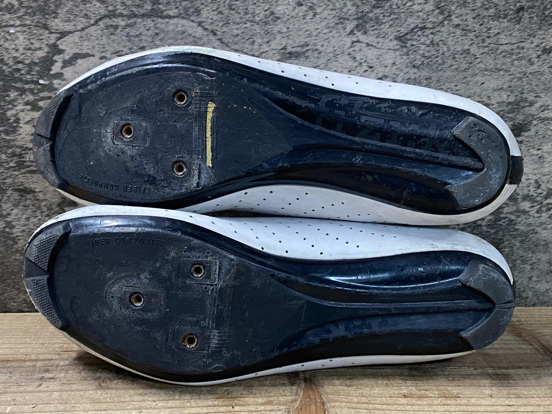 JV163 フィジーク fizik TEMPO OVERCURVE SHOES 3穴 ビンディングシューズ 白 EU43 ※スレ大