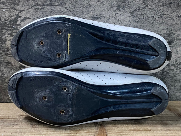 JV163 フィジーク fizik TEMPO OVERCURVE SHOES 3穴 ビンディングシューズ 白 EU43 ※スレ大