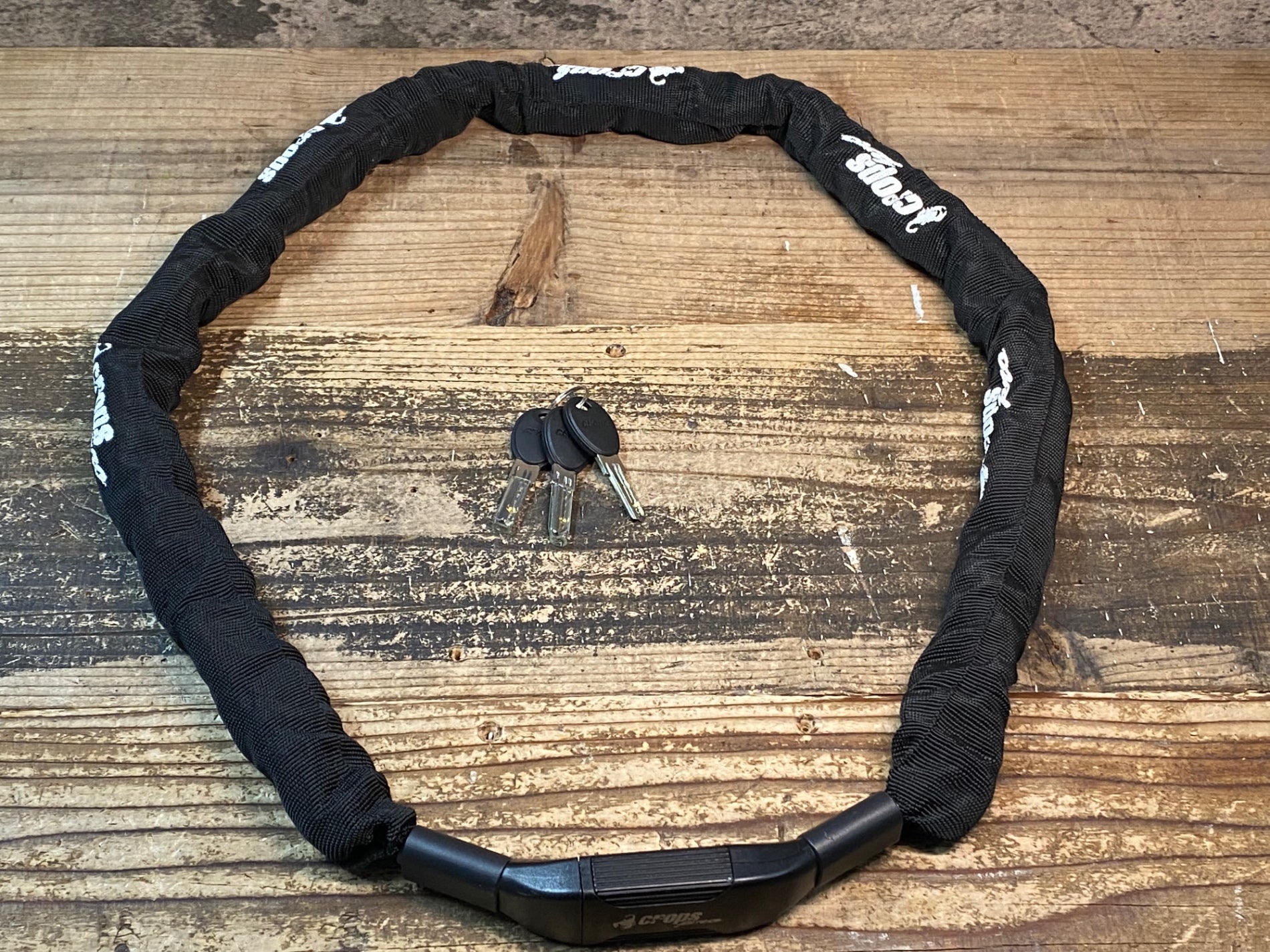 JA773 クロップス CROPS CP-K4-66 チェーンロック 黒 – BICI AMORE