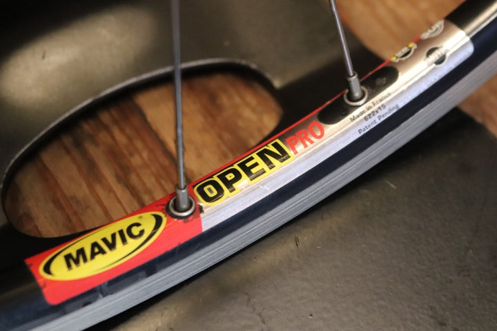 マヴィック MAVIC OPEN PRO カンパ CHORUS ハブ クリンチャー手組ホイールセット【東京南麻布店】