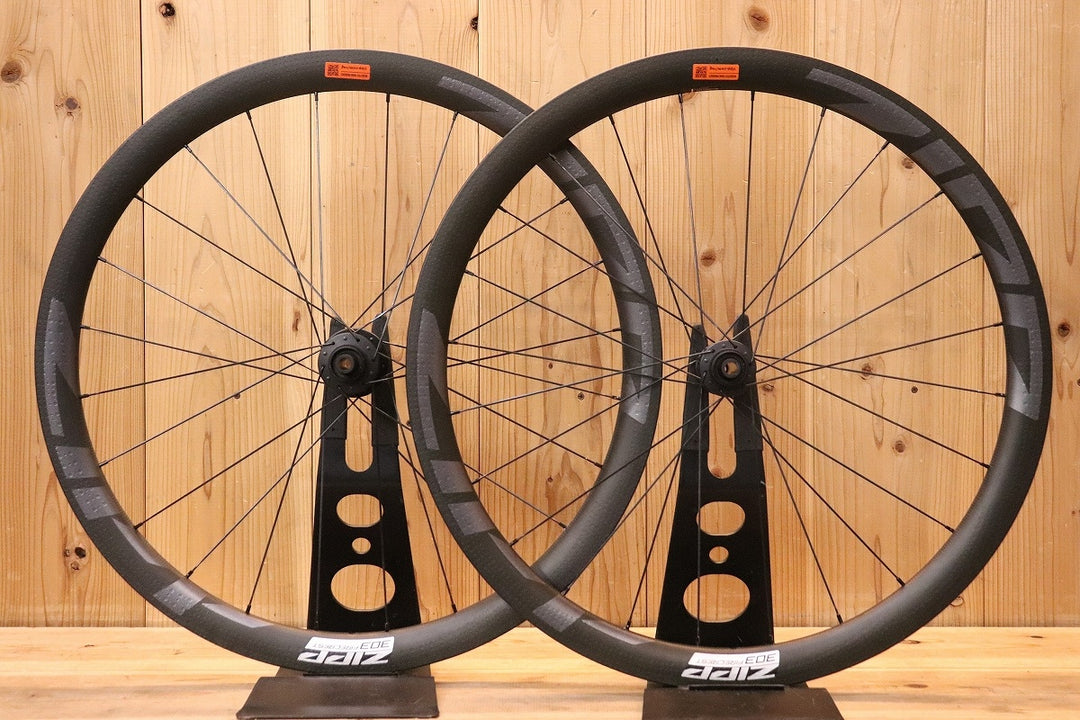 ジップ ZIPP 303 FIRECREST TUBELESS DISC カーボン チューブレスレディ ホイールセット シマノ 11S/12S フックレス 【芦屋店】