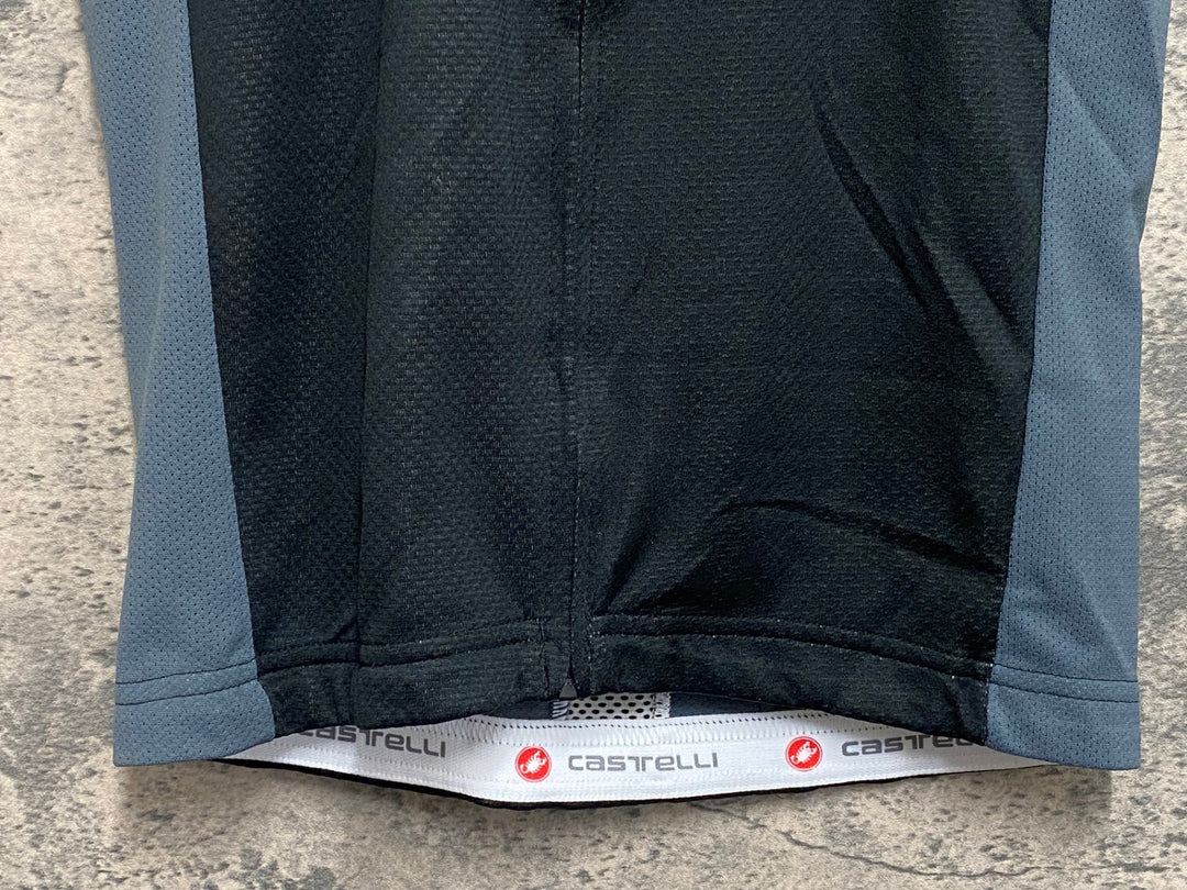 KF171 カステリ CASTELLI 半袖 サイクルジャージ 黒 S