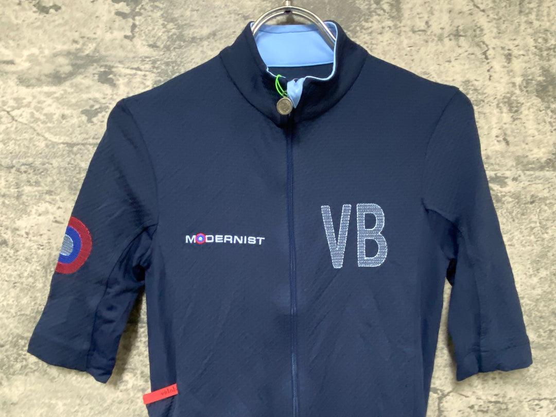 JY822 ベロビチ velobici MODERNIST 半袖 サイクルジャージ 濃紺 Ⅰ