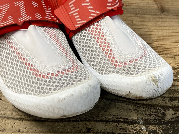 KG065 フィジーク fizik TRANSIRO HYDRA ビンディングシューズ ホワイト/レッド EU44 SPD-SL