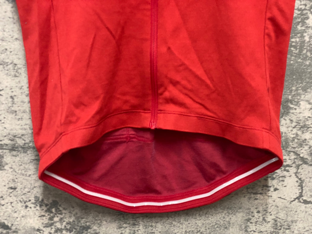JX116 ラファ Rapha CLASSIC COUNTRY JERSEY DENMARK 半袖 サイクルジャージ 赤 S