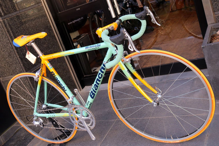 ビアンキ Bianchi メガプロ MEGA PRO XL ジロデイタリア 101台限定車 1999 53サイズ カンパニョーロ レコード スカンジウム ロードバイク 【東京南麻布店】