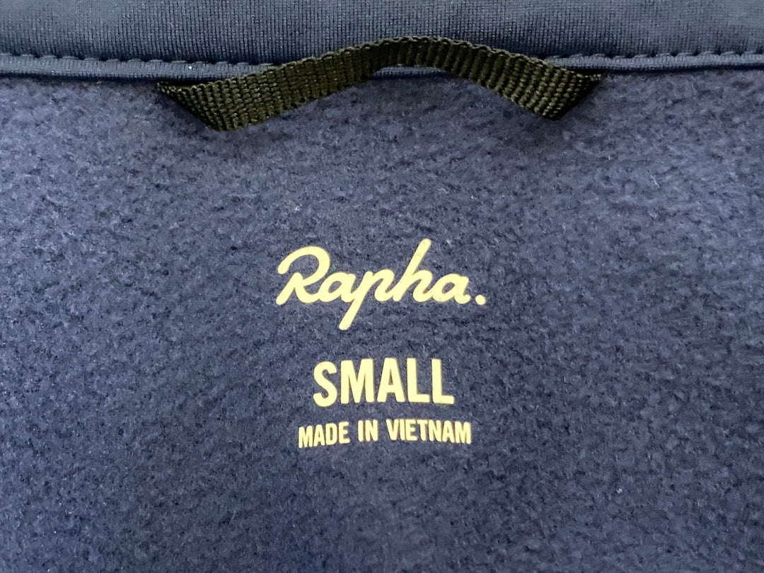 KI814 ラファ Rapha MEN'S CORE WINTER JACKET 長袖 サイクルジャケット 紺 S 裏起毛