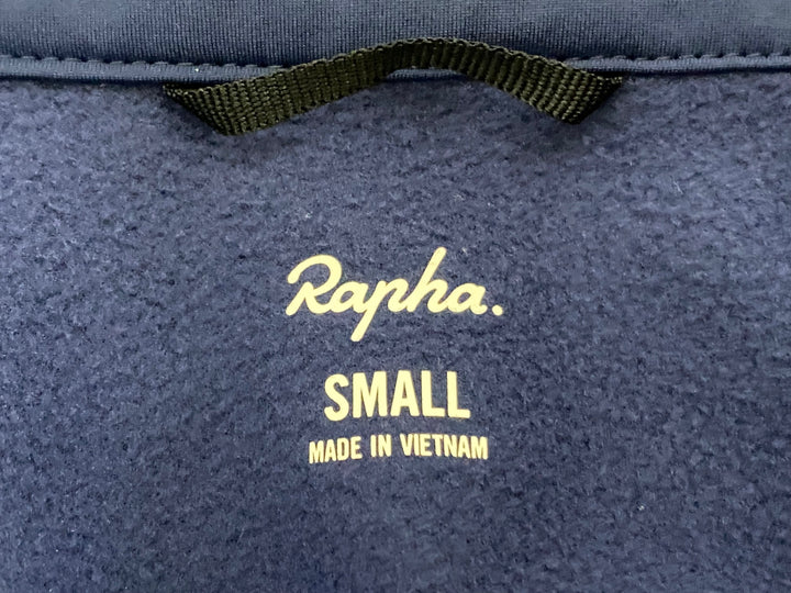 KI814 ラファ Rapha MEN'S CORE WINTER JACKET 長袖 サイクルジャケット 紺 S 裏起毛
