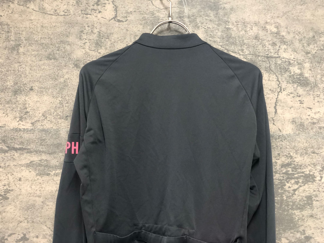 KK620 ラファ Rapha PRO TEAM TRAINING JERSEY 長袖 サイクルジャージ グレー S