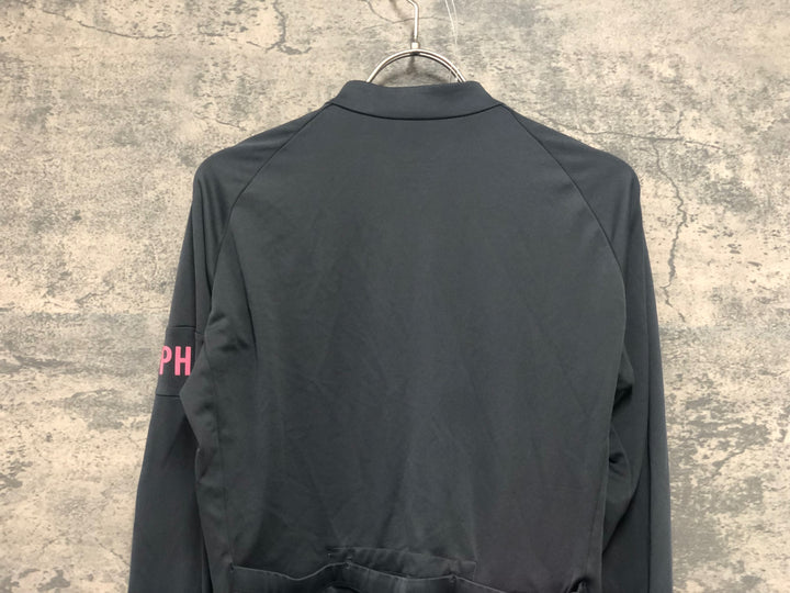 KK620 ラファ Rapha PRO TEAM TRAINING JERSEY 長袖 サイクルジャージ グレー S