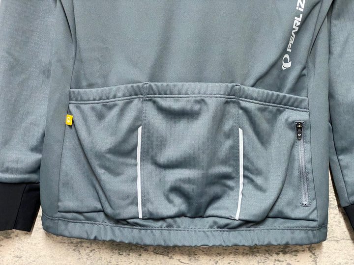 JS684 パールイズミ PEARL iZUMi 長袖 サイクルジャージ グレー LADIES M 裏起毛