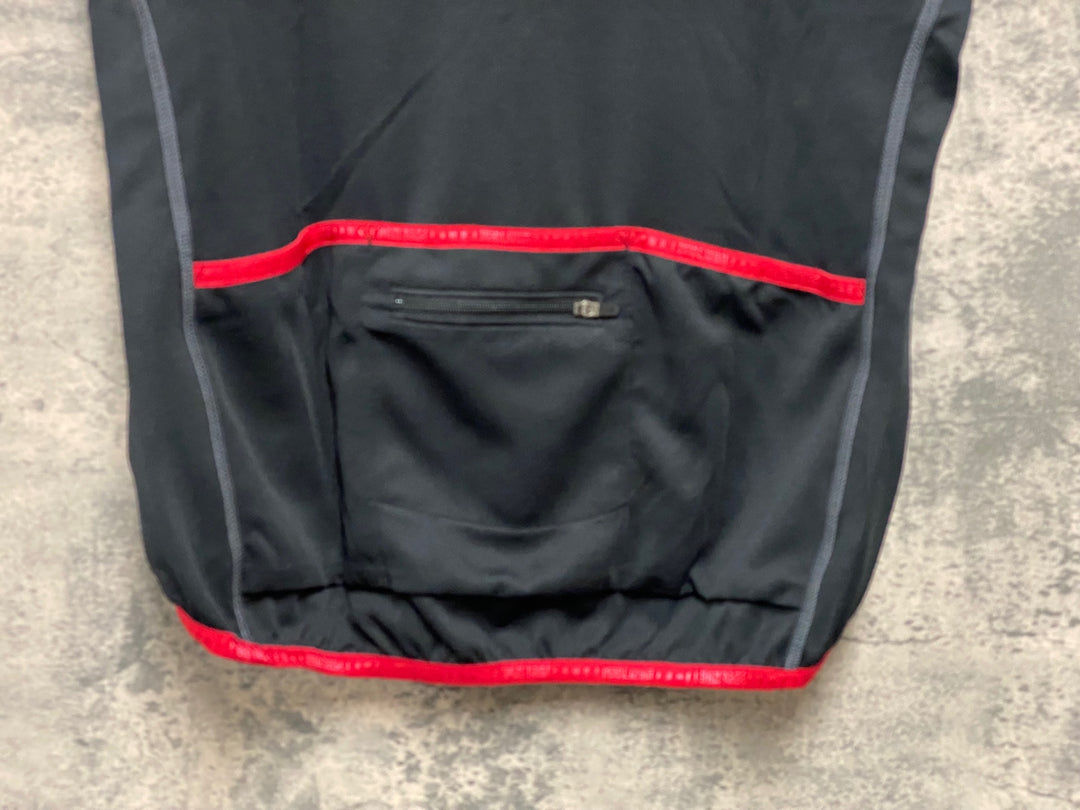 KG363 パールイズミ PEARL iZUMi 半袖 サイクルジャージ 黒 L ハーフジップ