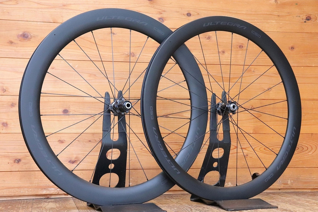 シマノ SHIMANO アルテグラ ULTEGRA WH-R8170 C50/C60 TL カーボン チューブレスレディ ホイールセット シマノ 11S/12S 【芦屋店】